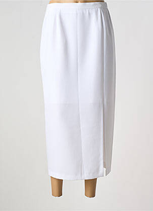 Jupe mi-longue blanc GUITARD pour femme