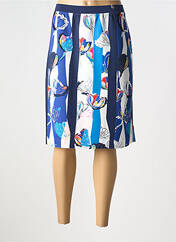 Jupe mi-longue bleu FRANCE RIVOIRE pour femme seconde vue