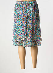 Jupe mi-longue bleu GRIFFON pour femme seconde vue