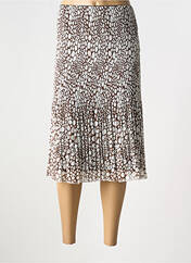 Jupe mi-longue marron GRIFFON pour femme seconde vue