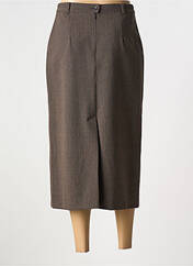 Jupe mi-longue marron PAUSE CAFE pour femme seconde vue