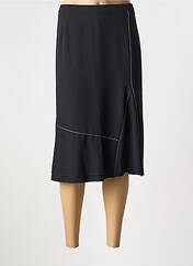 Jupe mi-longue noir FRANCE RIVOIRE pour femme seconde vue
