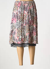 Jupe mi-longue rose GRIFFON pour femme seconde vue