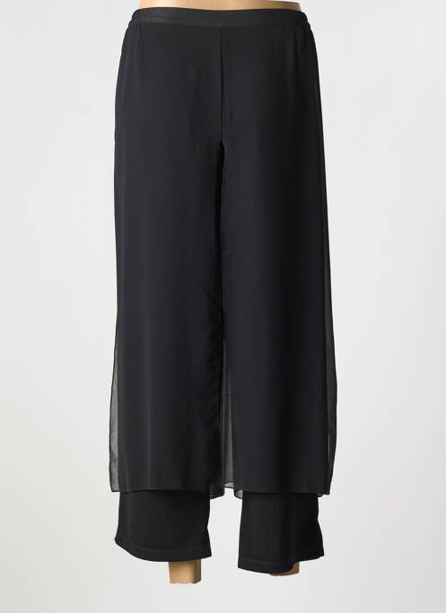 Pantalon 7/8 taille élastique taille normale noir FRANCE RIVOIRE femme