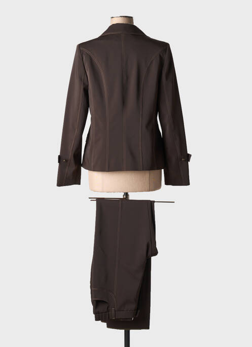 Ensemble pantalon taille normale marron K'TENDANCES femme