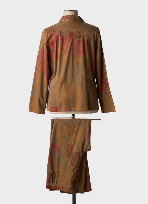 Ensemble pantalon marron FRANCE RIVOIRE pour femme