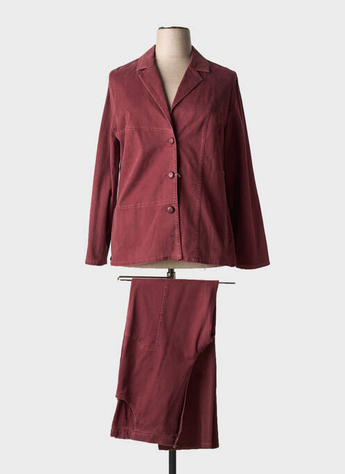 Ensemble pantalon rouge FRANCE RIVOIRE pour femme
