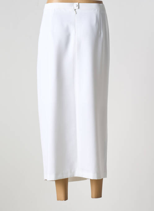 Jupe mi-longue blanc GUITARD pour femme