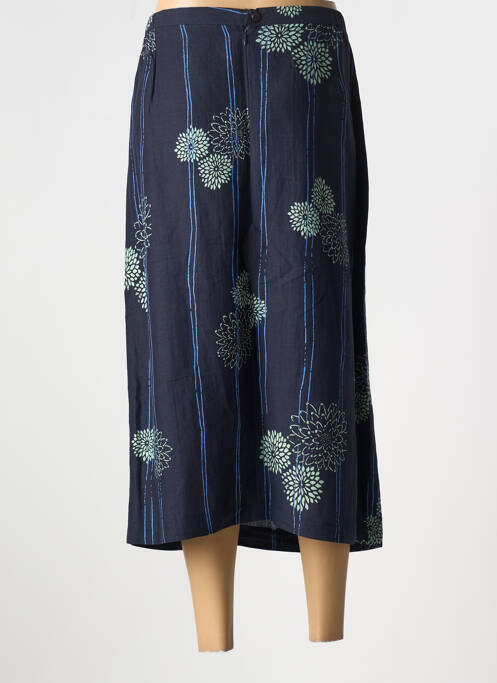 Jupe mi-longue bleu FRANCE RIVOIRE pour femme