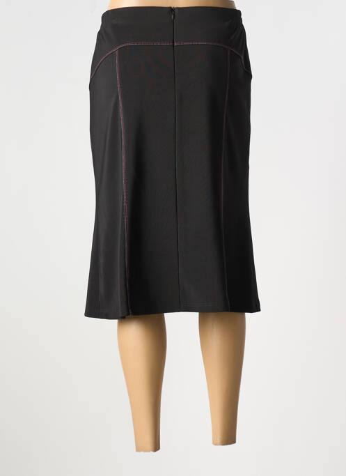 Jupe mi-longue noir FRANCE RIVOIRE pour femme