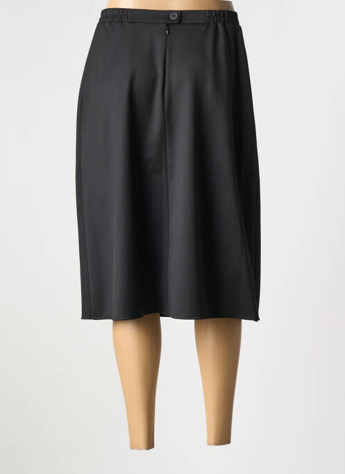 Jupe mi-longue noir GRIFFON pour femme