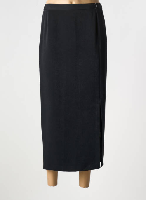 Jupe mi-longue noir GUITARD pour femme