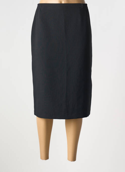 Jupe mi-longue noir GUY DUBOUIS pour femme