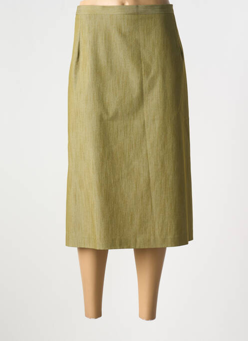 Jupe mi-longue vert FRANCE RIVOIRE pour femme