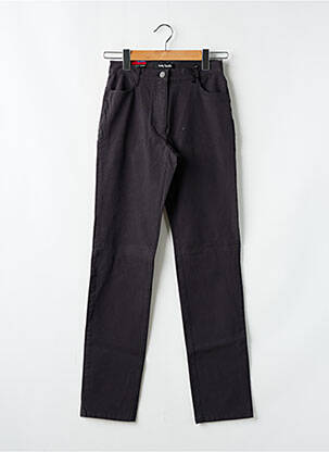 Jeans coupe droite taille haute taille haute gris BETTY BARCLAY femme