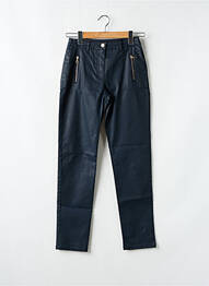 Pantalon slim tissage enduit taille normale bleu BETTY BARCLAY femme