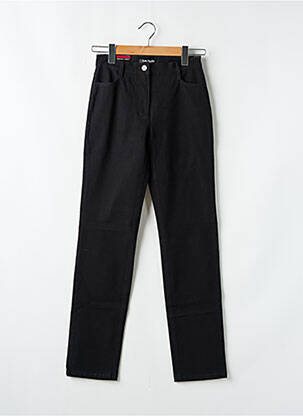 Jeans coupe droite taille haute taille haute noir BETTY BARCLAY femme