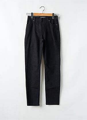 Jeans coupe slim stretch taille haute noir BETTY BARCLAY femme