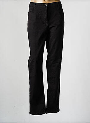 Pantalon slim tissage popeline taille normale noir BETTY BARCLAY femme
