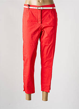 Pantalon 7/8 stretch taille normale orange BETTY BARCLAY femme