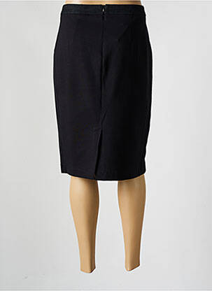 Jupe mi-longue taille à pinces noir TERRE DE FÉES femme