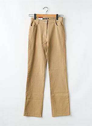 Jeans coupe droite marron BETTY BARCLAY pour femme