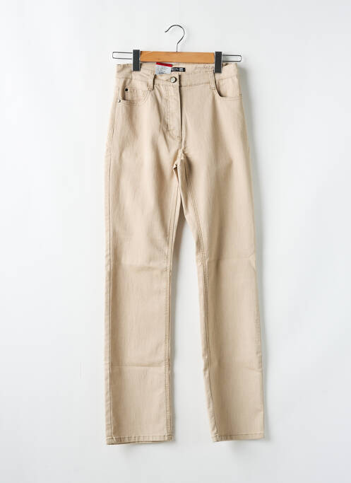 Jeans coupe droite beige BETTY BARCLAY pour femme