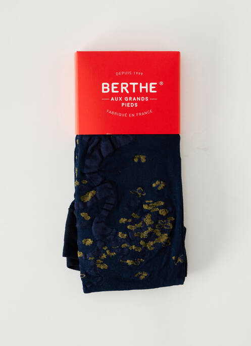 Collants bleu BERTHE AUX GRANDS PIEDS pour femme