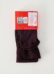 Collants violet BERTHE AUX GRANDS PIEDS pour femme seconde vue