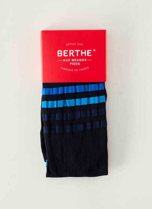 Collants stretch bleu BERTHE AUX GRANDS PIEDS femme