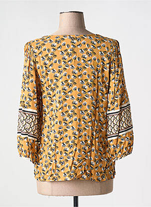 Blouse imprimé fantaisie manches 3/4 jaune LOLA ESPELETA femme