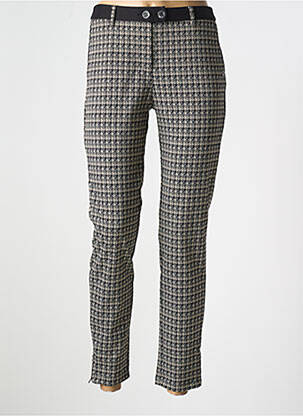 Pantalon chino tissage popeline taille normale noir LOLA ESPELETA femme