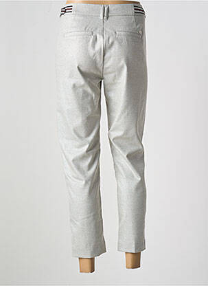 Pantalon 7/8 fermeture zippée sous rabat boutonné gris FREEMAN T.PORTER femme