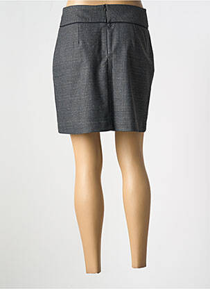 Mini-jupe coupe droite gris MORGAN femme