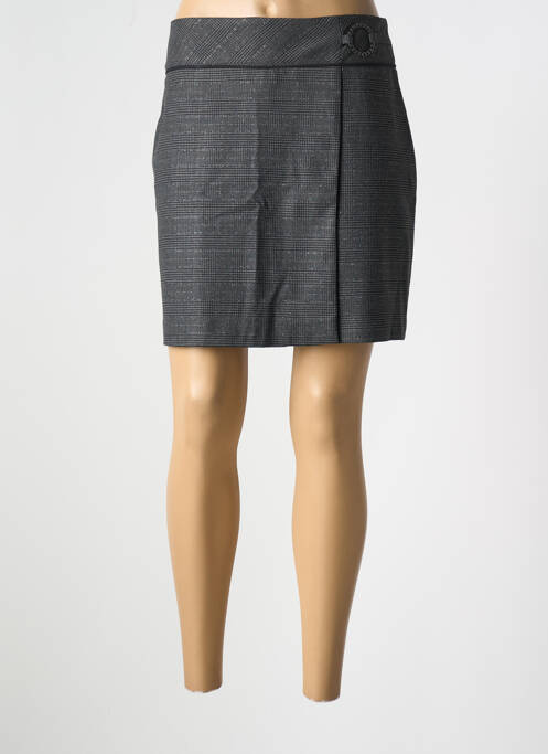 Mini-jupe gris MORGAN pour femme