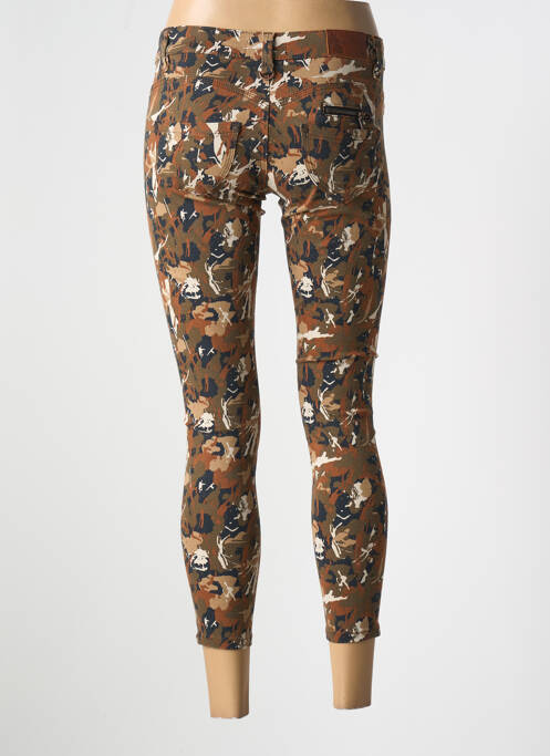 Pantalon slim marron FREEMAN T.PORTER pour femme