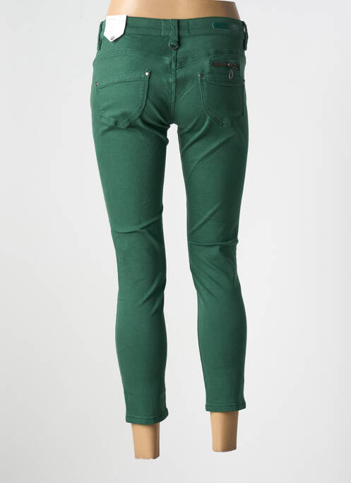 Pantalon slim vert FREEMAN T.PORTER pour femme