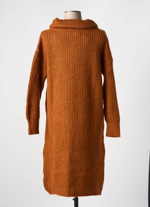 Robe pull marron LOLA ESPELETA pour femme