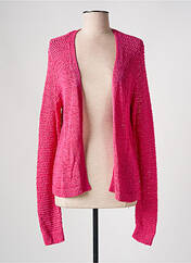 Gilet manches longues rose YEST pour femme seconde vue