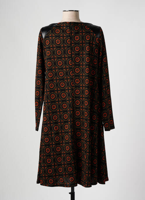 Robe mi-longue noir AN II VITO pour femme