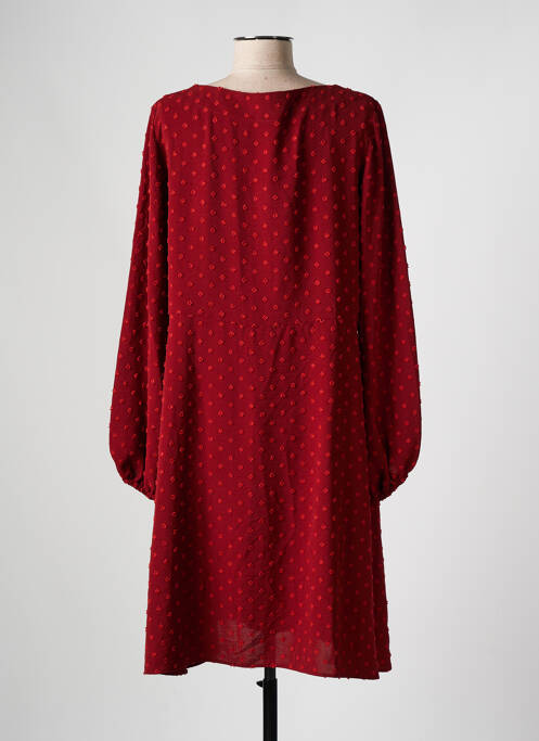 Robe mi-longue rouge AN II VITO pour femme