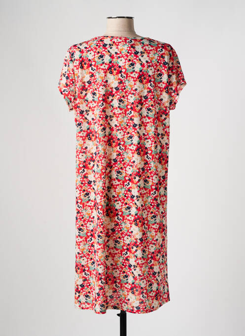 Robe mi-longue rouge RENATTO BENE pour femme