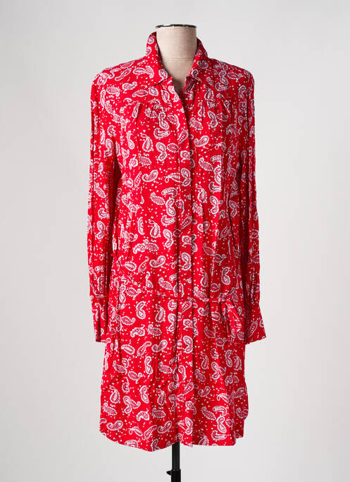 Robe mi-longue rouge YEST pour femme