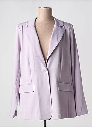 Blazer poches violet ZHENZI femme
