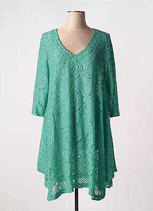 Tunique manches longues légère et transparente vert JORGIE PARIS femme