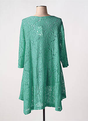 Tunique manches longues légère et transparente vert JORGIE PARIS femme