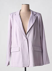 Blazer violet ZHENZI pour femme seconde vue