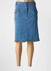 Jupe mi-longue bleu YESTA pour femme seconde vue