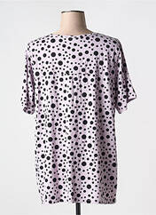 T-shirt violet ZHENZI pour femme seconde vue