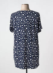 Tunique manches courtes bleu ZHENZI pour femme seconde vue